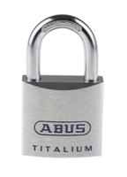 80ti45-ka8011 ABUS Key Weatherproof Titanium Weatherproof Padlock, 8mm Shackle, 45mm Body