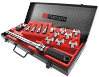 j300-2 Facom J.300 Series Open Jaw Wrench, 9 x 12mm Insert, Chrome Finish
