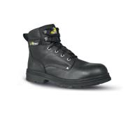 0um10013-41 UPower TRACK Black Composite Toe Capped Unisex Ankle Safety Boots, UK 7, EU 41