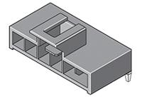 105313-1102 Molex Nano-Fit Series Right Angle Through Hole PCB Header, 2 Contact(s), 2.5 mm Pitch, 1 Row, Shrouded