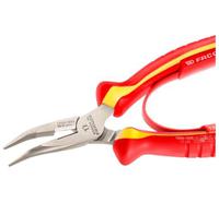 193a16ve Facom Bent Nose Pliers, 160 mm Overall, VDE/1000V