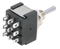 mte-306-e KNITTER-SWITCH Toggle Switch, Panel Mount, On-Off-On, 3PDT, Solder Terminal, 30 V dc, 125V ac
