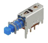 sppj310500 Alps Alpine Push Button Switch, Latching, PCB, SPDT, 30V dc