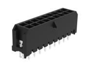 g88mp181028creu Amphenol Communications Solutions G88MP181028 Series Vertical Board Mount PCB Socket, 18-Contact, 2-Row, 3mm Pitch,