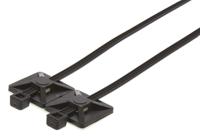 156-00653-t30rmb3a-pa66-bk HellermannTyton Cable Tie, Assembly, 150mm x 4.1 mm, Black Nylon, Pk-50