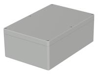03240200 Bopla Euromas Series Grey ABS Enclosure, IP66, Flanged, Grey Lid, 240 x 160 x 90mm