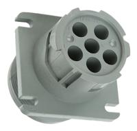 hd10-6-12p Deutsch Circular Connector, 6 Contacts, Cable, 33.4 mm Connector, Socket, Male, IP67, HD10 Series