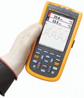fluke-124bint Fluke 120B Series, 40 MHz Handheld Oscilloscope, 2