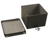1590wvflbk Hammond 1590 Series Die Cast Aluminium Enclosure, IP65, Flanged, 94 x 120 x 150mm