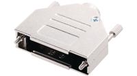 6560-0105-02 Encitech Connectors, DTZK Series Full Metal Hood For Use With D Sub Connector