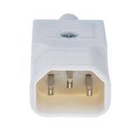 px0686wh Bulgin C14 Cable Mount IEC Connector Male, 10A, 250 V