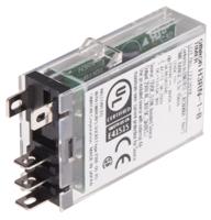 h3rn-1-b-12vdc Omron H3RN Series Panel Mount Timer Relay, 12V dc, 2-Contact, 0.1 s → 10min, SPDT
