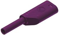 975090709 Hirschmann Test & Measurement Violet Male Banana Plug, 2mm Connector, Solder Termination, 10A, 1000V ac/dc, Gold Plating