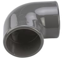 721101111 Georg Fischer Plastic Pipe Fitting, 90° Elbow, 2in
