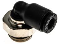 3199-04-10 Legris LF3000 Series Elbow Threaded Adaptor, G 1/8 Male to Push In 4 mm, Threaded-to-Tube Connection Style