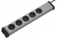 0200x02052301 Bodo Ehmann Type E - French 5 Gang Power Distribution Unit, 1.5m Cable, 16A, 250 V