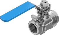 vzbe-1-t-63-d-2-m-v15v15 Festo Stainless Steel 2 Way, Ball Valve, Threaded, NPT 1in, 25mm
