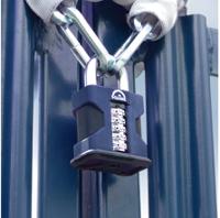 ss50combi Squire Padlock Weatherproof Steel Padlock, 10mm Shackle, 55mm Body