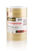 550-tape-19mmx66mtr 3M 550 Clear Scotch 550 Office Tape 19mm x 66m
