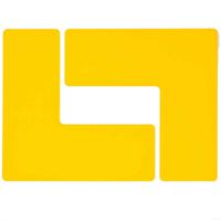 104445 Brady Polyester Social Distancing Floor Mat Ground Marking Floor Sign, Self-Adhesive