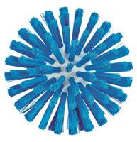 53801753 Vikan Medium Bristle Blue Scrub Brush, 60mm bristle length, Polyester, Polypropylene, Stainless Steel bristle material