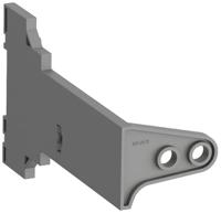 1sam201909r1021-msah1 ABB Shaft Supporter MSAH1 Series Side Support for Use with MS116, MO132, MS132