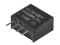 ro-0515sp Recom RO DC-DC Converter, 15V dc/ 66mA Output, 4.5 → 5.5 V dc Input, 1W, Through Hole, +85°C Max Temp -40°C Min