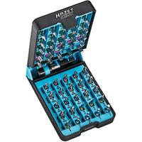 2240n51 HAZET Screwdriver Bit Set 51 Pieces, Flat