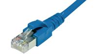 65371600dy Dätwyler Cables, 5m Cat6a, Blue RJ45 to Male RJ45 Male, S/FTP, Terminated PVC Sheath