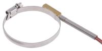 k11-e-2ls-200-ms-70 Electrotherm PT100 RTD Sensor, 50 → 70mm Dia, 2 Wire, Strip Sensor, F0.3 +200°C Max