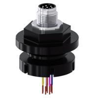 3su1900-0jl10-0aa0 Siemens Cable Gland Adaptor, M12 Exterior Thread, M20 Interior Thread, Plastic, SIRIUS ACT Series