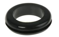 269-1840 RS PRO Black PVC 20.3mm Cable Grommet for Maximum of 15.5mm Cable Dia.