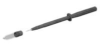 240238-21 Staubli Spring Loaded Test Probe, 4mm Tip, 1kV, 4mm Socket, 1A