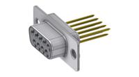 dts09sw32 Deltron Connectors DTZ 9 Way Horizontal D-sub Connector Socket