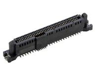 psas5f3130021tr Amphenol Communications Solutions Vertical Receptacle Edge Connector, 68-Contacts, 0.8 mm, 1.27 mm Pitch, 2-Row