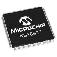 ksz8997 Microchip KSZ8997, Ethernet Switch IC, 10Mbps MII, 2.1 V, 3.3 V, 128-Pin PQFP