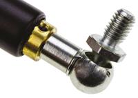swv8ecv800001 Camloc Steel Gas Strut, with Ball & Socket Joint, 264.0mm Extended Length, 100.0mm Stroke Length