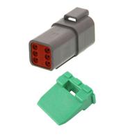 dt04-6p-kit TE Connectivity, DT Automotive Connector Plug 6 Way, Wire Termination DT04-6P-KIT