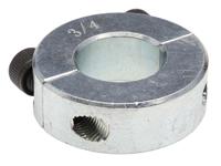 145-650 RS PRO Shaft Collar, Two Piece, Clamp Screw, Bore 0.75in, OD 1.5in, W 0.5in, Steel