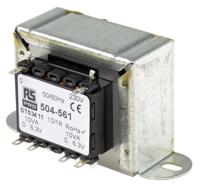 504-561 RS PRO 20VA 2 Output Chassis Mounting Transformer, 6.3V ac, IEC 61558-2-6