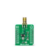 mikroe-4242 MikroElektronika ISM TX Click MAX41460 Development Board for Garage or Gate Doors Control, Keyless Access 16MHz