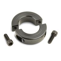 msp-10-f Ruland Shaft Collar, Two Piece, Clamp Screw, Bore 10mm, OD 24mm, W 9mm, Carbon Steel
