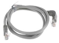528-0150 RS PRO, 1m Cat5e, Grey RJ45 to Male RJ45 Male, U/UTP Unshielded, Terminated PVC Sheath