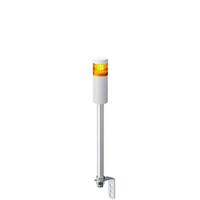 lr5-102lenw-y Patlite LR5 Series Amber Signal Tower, 1 Lights, 24 V dc, Pole Mount