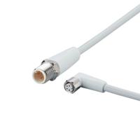 evf257 ifm electronic Male 4 way M12 to Female 4 way M8 Communication Cable, 5 mm