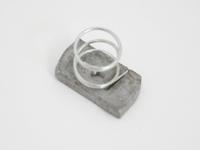 221-6354 RS PRO Channel Nut, M6, Nut Base Dimensions 35 x 19mm, Steel