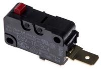 d3v-16-3c4 Omron Pin Plunger Micro Switch, Tab Terminal, 16 A @ 250 V ac, SPST, IP40
