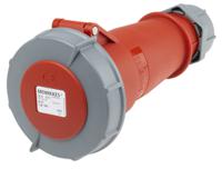562 MENNEKES, AM-TOP IP67 Red Cable Mount 3P + N + E Industrial Power Socket, Rated At 32A, 400 V