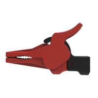 rs-sak-9230-ni-rt Schutzinger Crocodile Clip 4 mm Crocodile Clip Connection, Nickel Plated Contact, 32A, Red