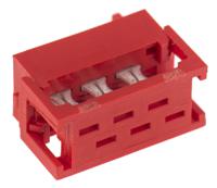 215083-6 TE Connectivity 6-Way IDC Connector Plug for Cable Mount, 2-Row